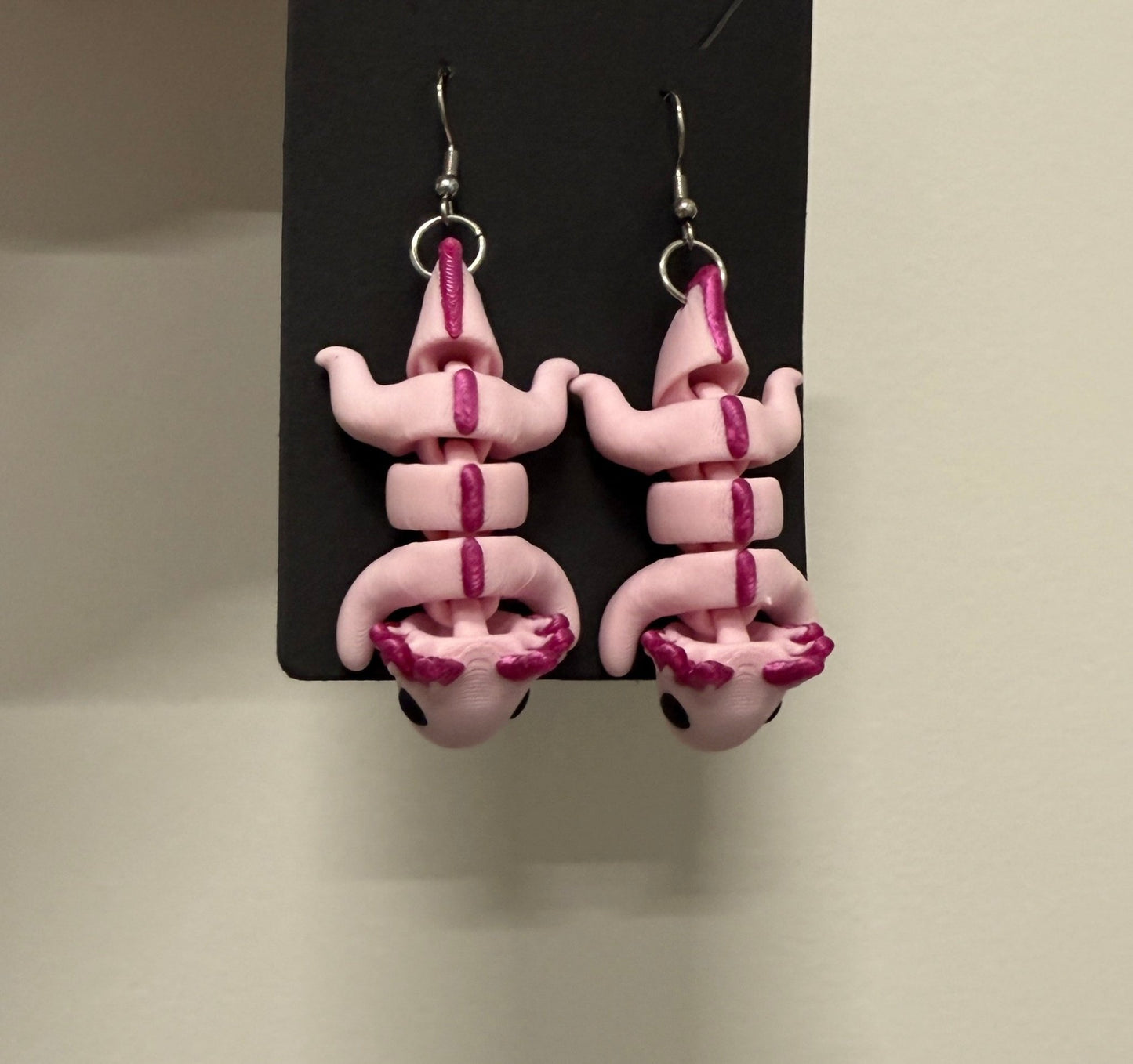 3D - Tulostetut Axolotli - Korvakorut - PRINT NORDICA