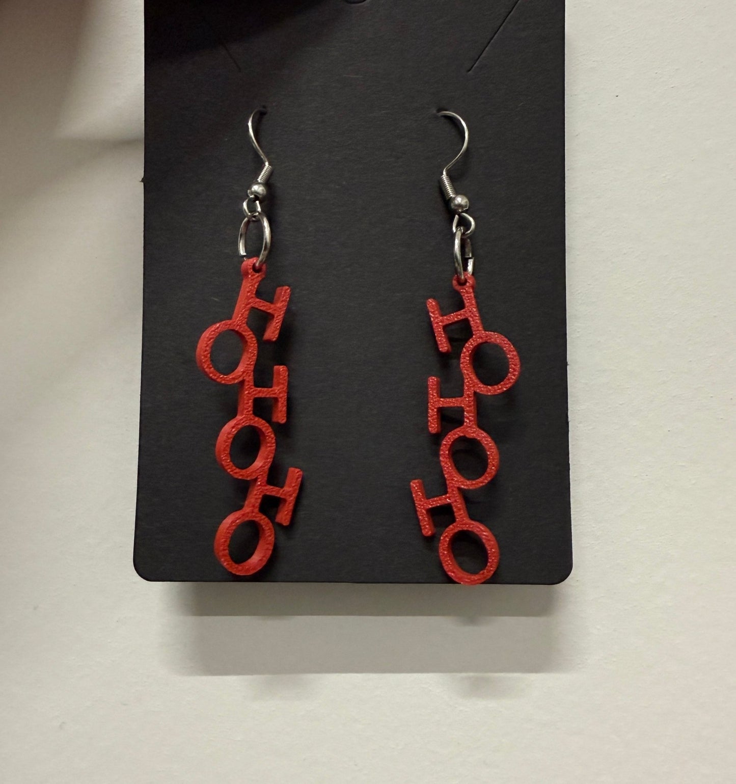 3D - Tulostetut HoHoHo - Korvakorut - PRINT NORDICA