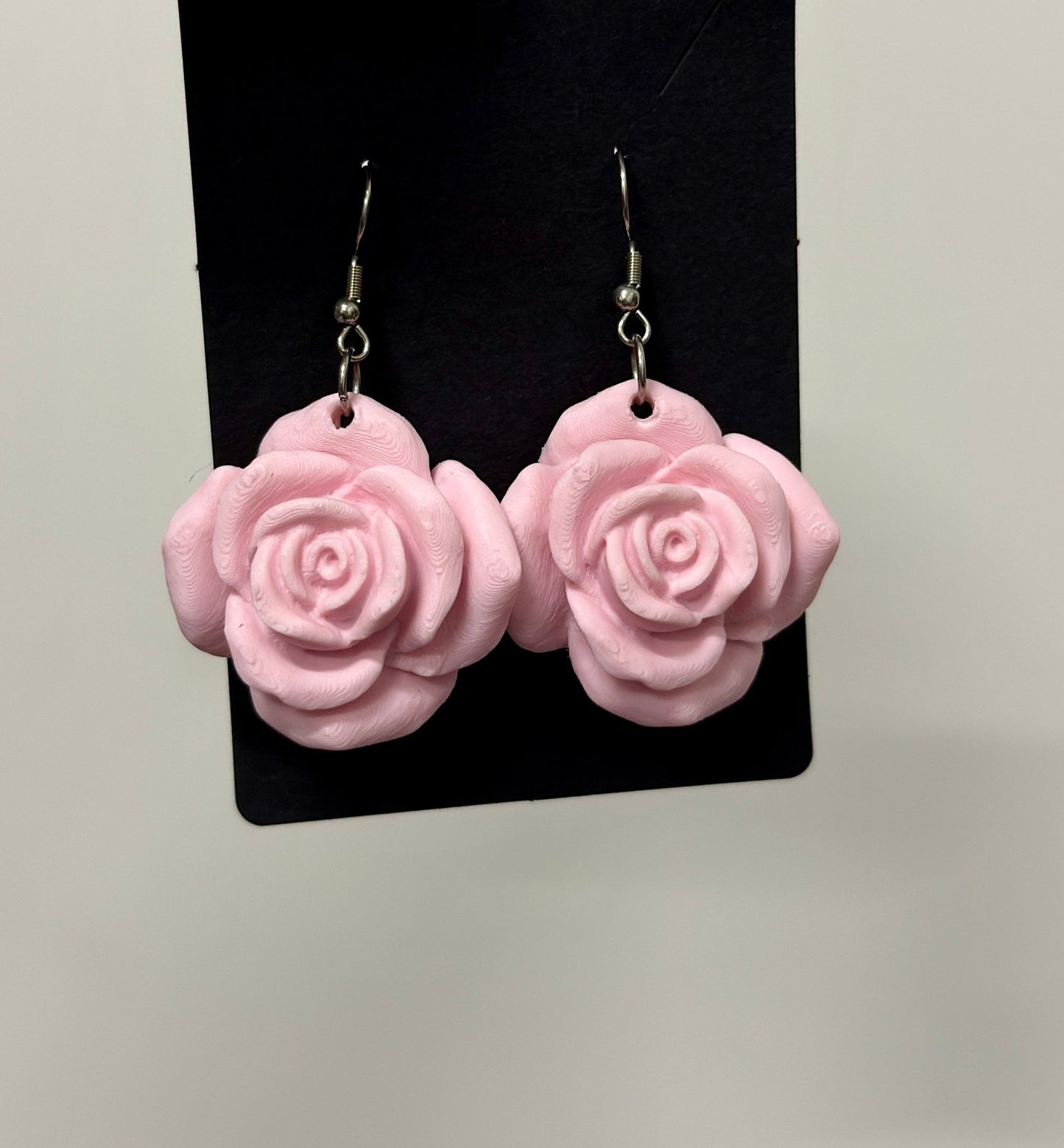 3D - Tulostetut Ruusu Korvakorut - PRINT NORDICA