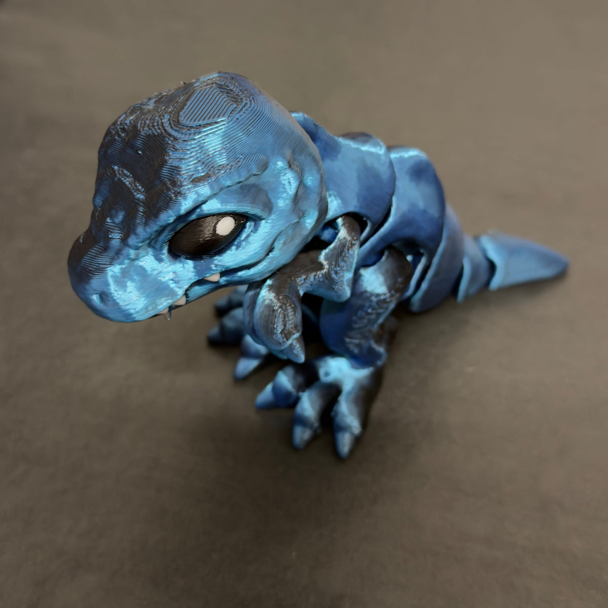 3D-Tulostettu DRAGONIX - "Leo" Fidget T-Rex Dinosaurus 5/9/13/17cm PRINT NORDICA OY
