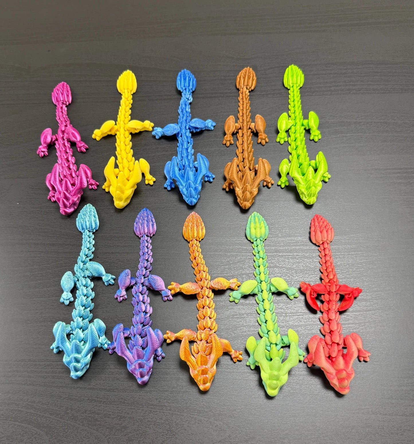 DRAGONIX - "Tarmo" Fidget lohikäärme 15/19/25cm PRINT NORDICA OY