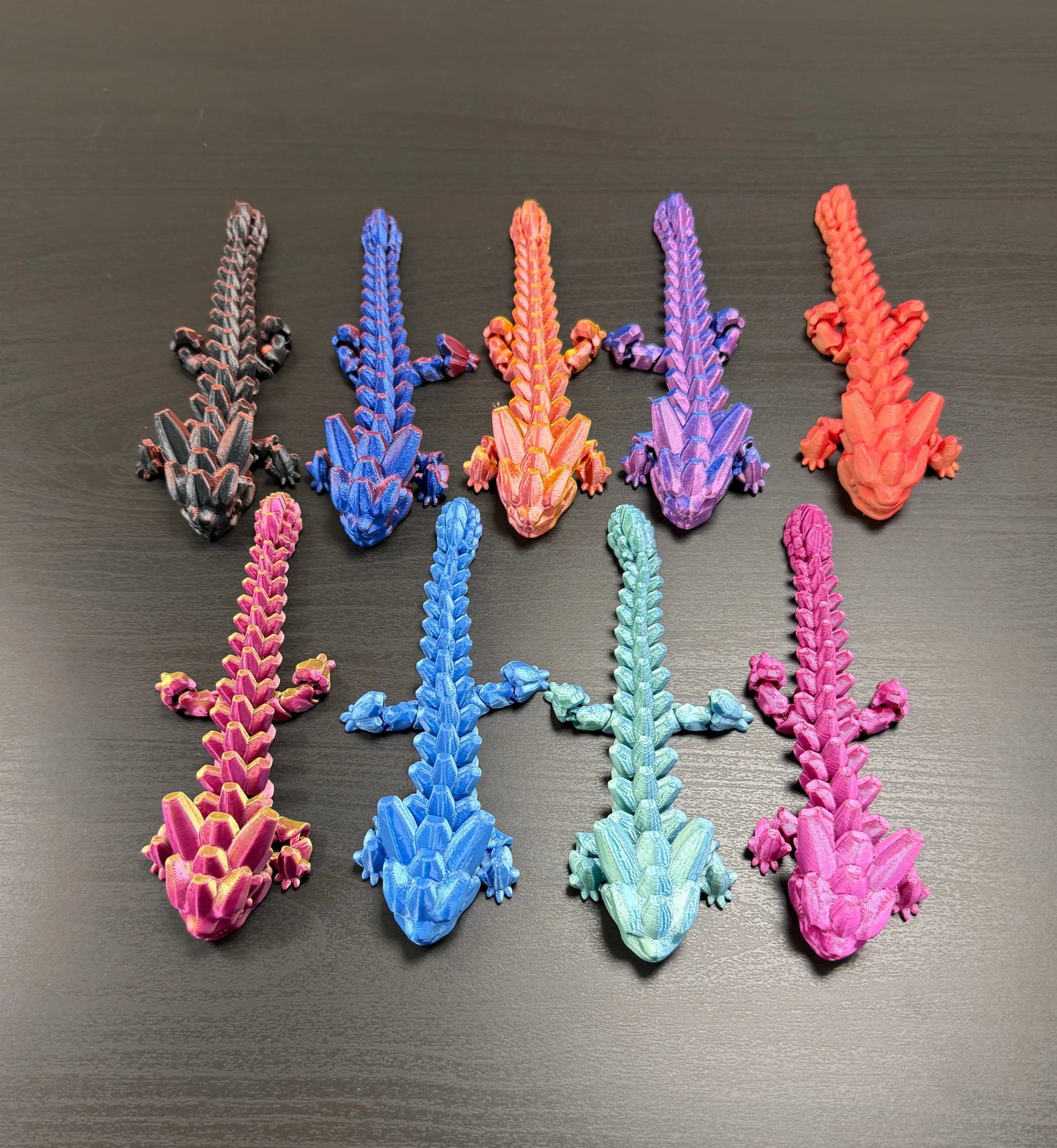 DRAGONIX - "Vesku" Fidget lohikäärme 15/19/25cm PRINT NORDICA OY