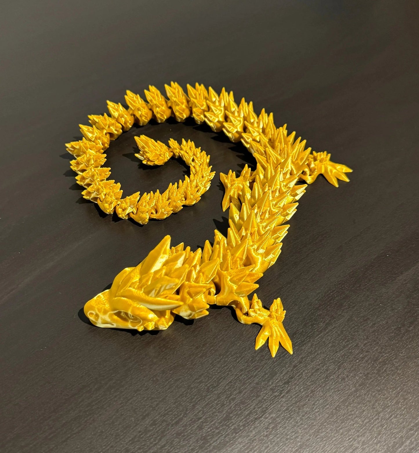 DRAGONIX - "Pentti" Fidget Lohikäärme 46 cm ja 75 cm (metallihohto) - PRINT NORDICA