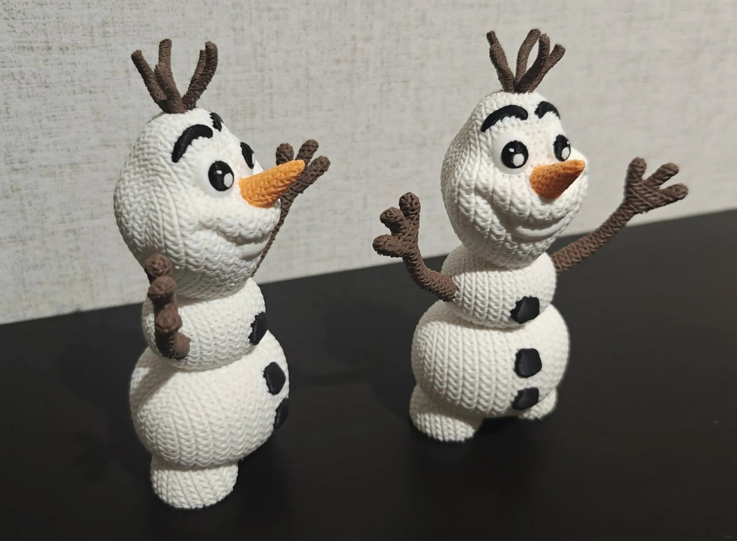 ”Kudottu” "lumiukko" - PRINT NORDICA