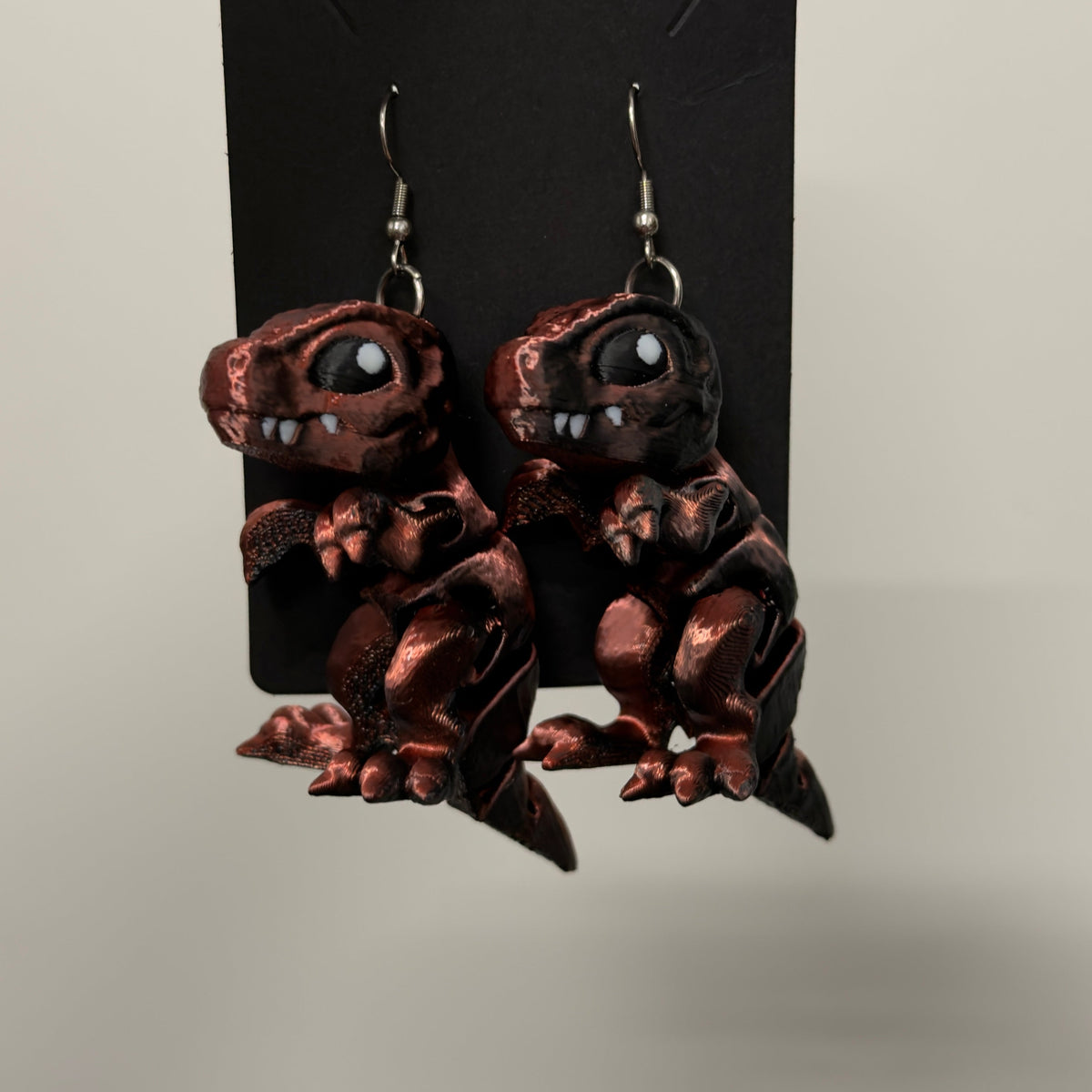 3D-Tulostetut Dinosaurus-Korvakorut PRINT NORDICA
