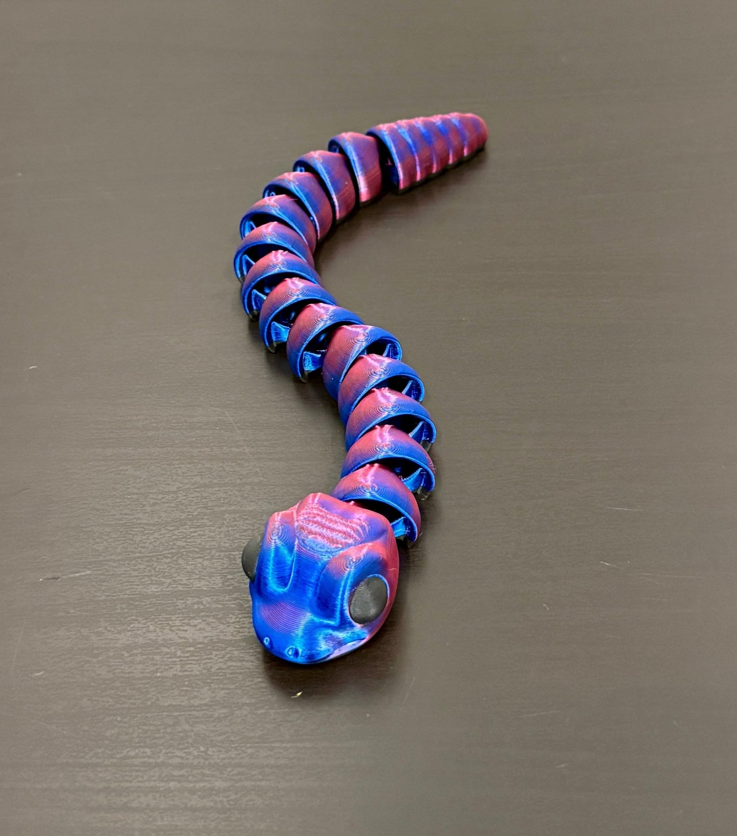 3D - Tulostettu DRAGONIX - Fidget Flexi Mato 25cm - PRINT NORDICA