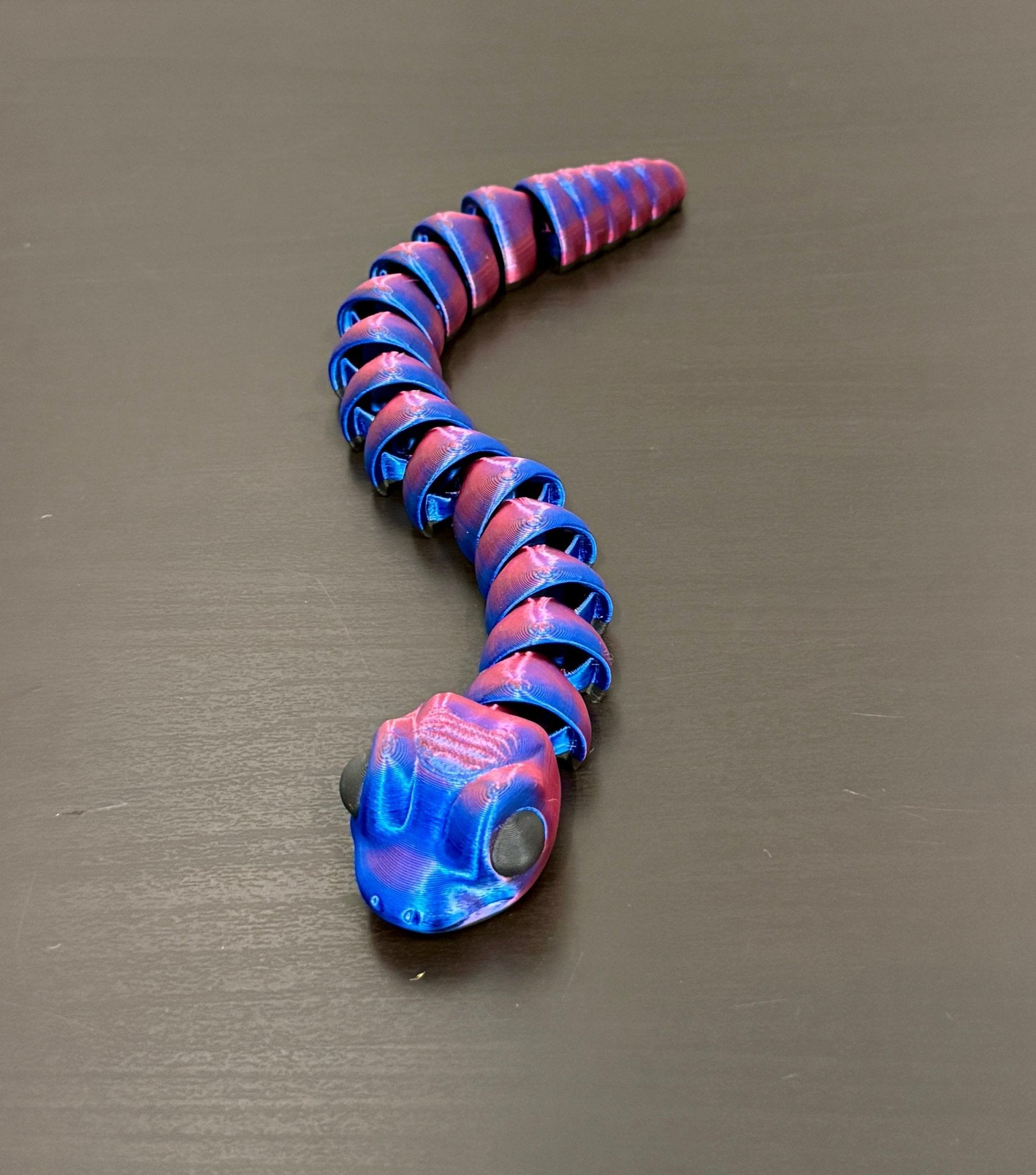 3D - Tulostettu DRAGONIX - Fidget Flexi Mato 25cm - PRINT NORDICA