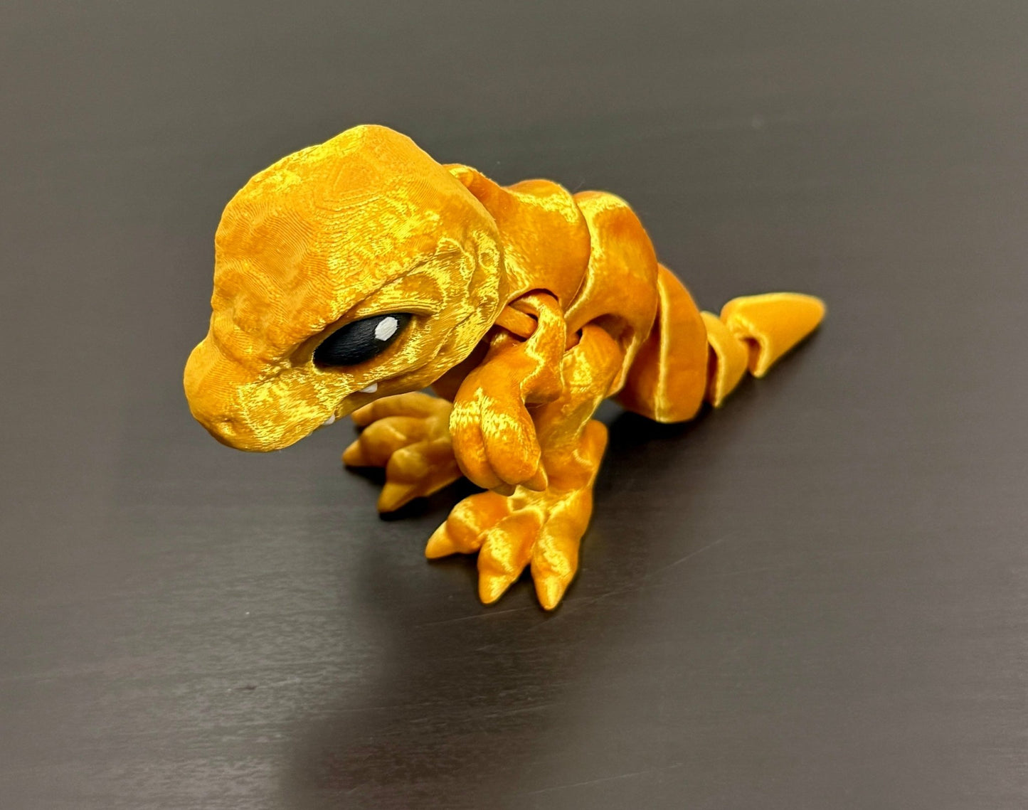 3D - Tulostettu DRAGONIX - "Leo" Fidget T - Rex Dinosaurus 5/9/13/17cm - PRINT NORDICA