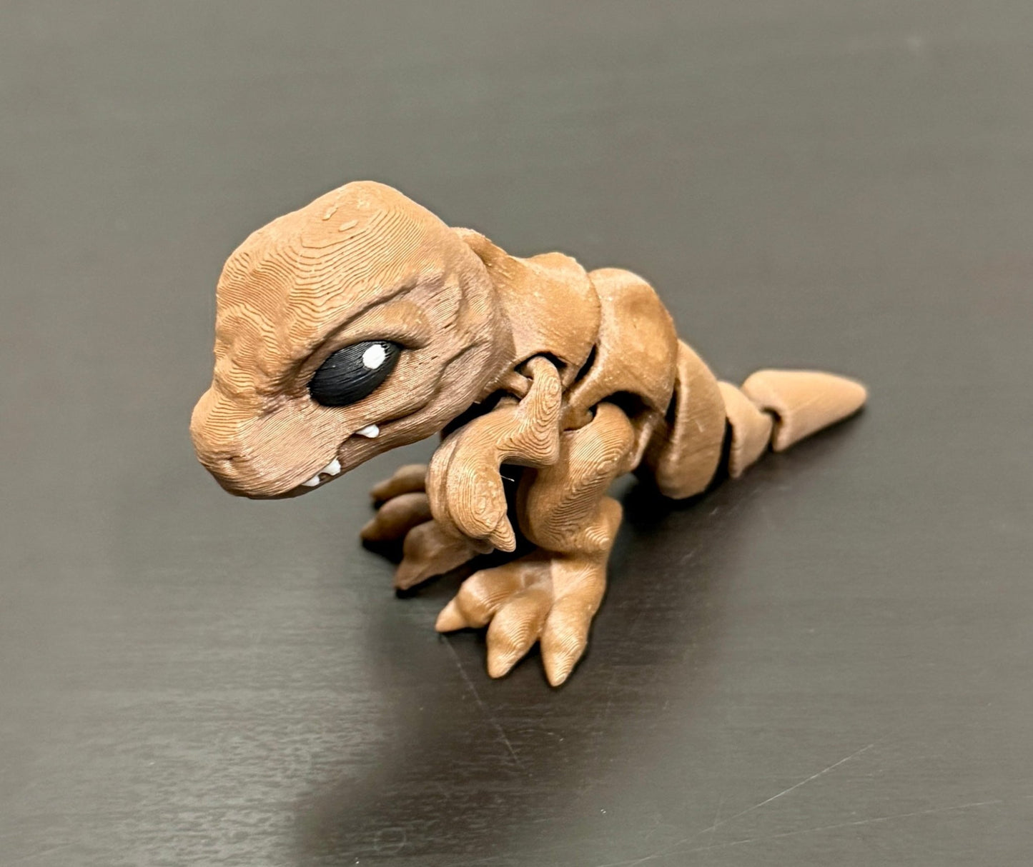 3D - Tulostettu DRAGONIX - "Leo" Fidget T - Rex Dinosaurus 5/9/13/17cm - PRINT NORDICA