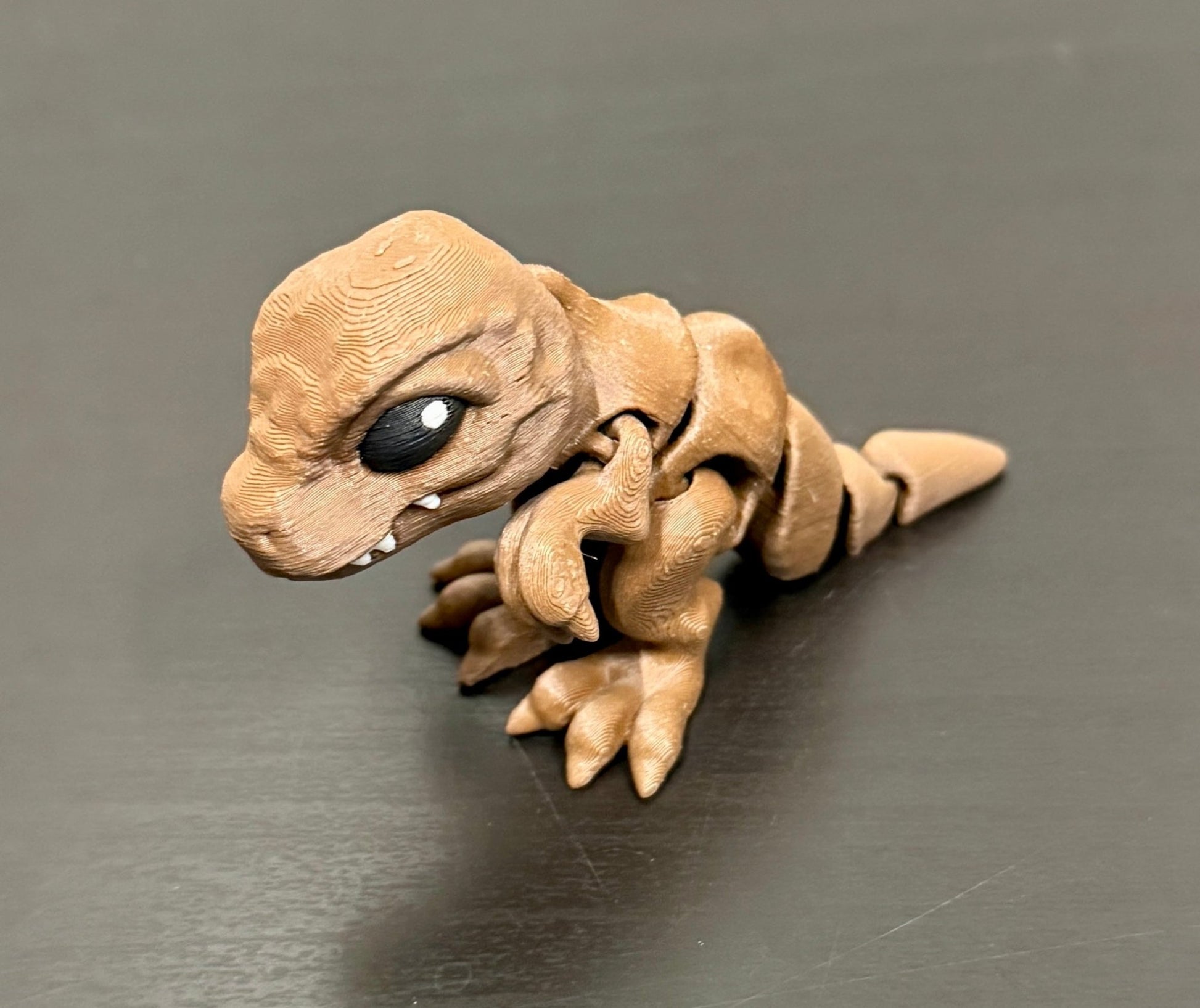 3D - Tulostettu DRAGONIX - "Leo" Fidget T - Rex Dinosaurus 5/9/13/17cm - PRINT NORDICA