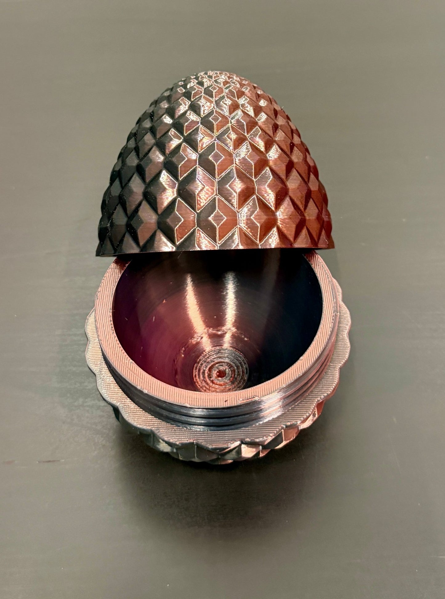 3D - Tulostettu DRAGONIX - Metallinhohtoinen Lohikäärmeen Muna (metallihohto) - PRINT NORDICA