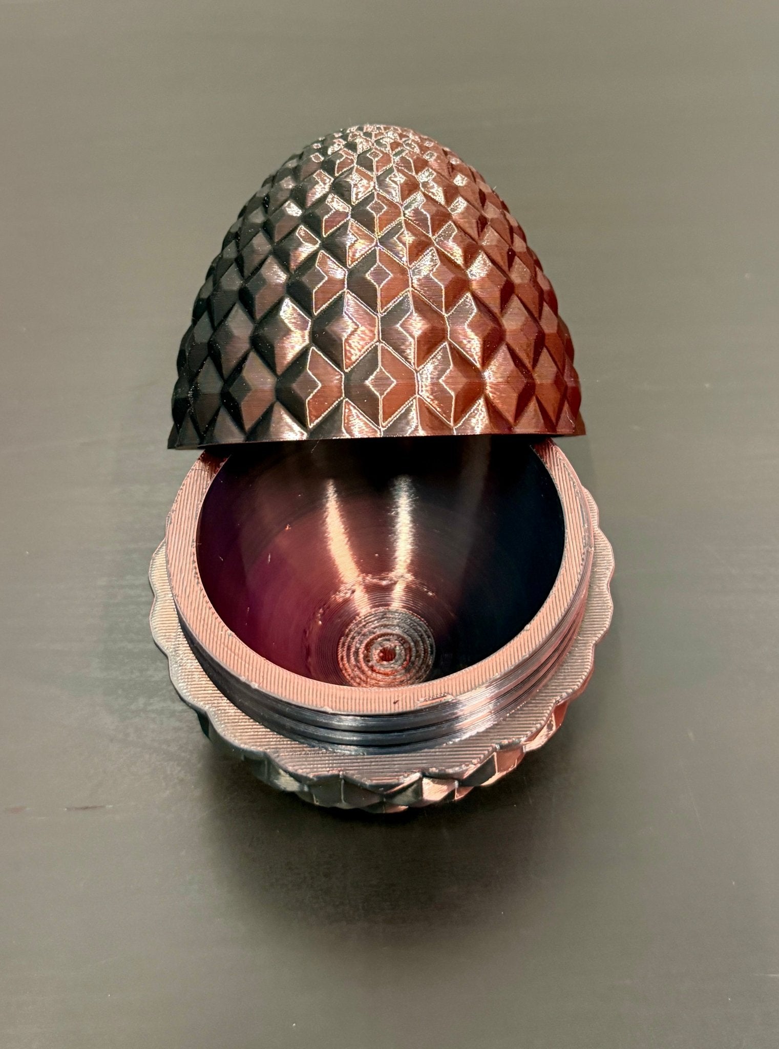 3D - Tulostettu DRAGONIX - Metallinhohtoinen Lohikäärmeen Muna (metallihohto) - PRINT NORDICA