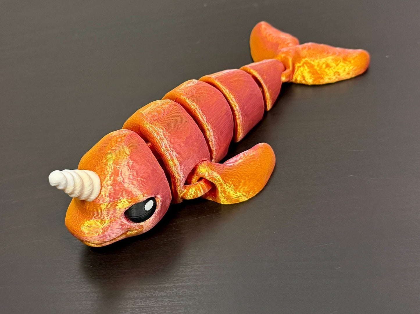 3D - Tulostettu DRAGONIX - "Onni" Fidget Sarvivalas 20/24cm - PRINT NORDICA