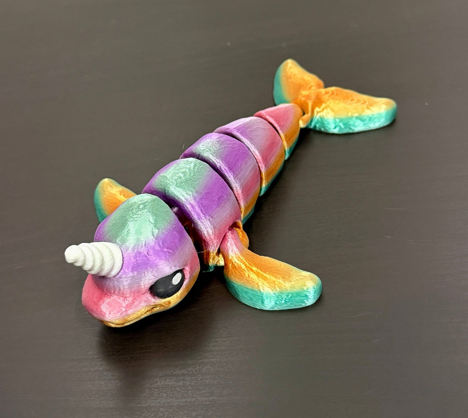 3D - Tulostettu DRAGONIX - "Onni" Fidget Sarvivalas 20/24cm - PRINT NORDICA