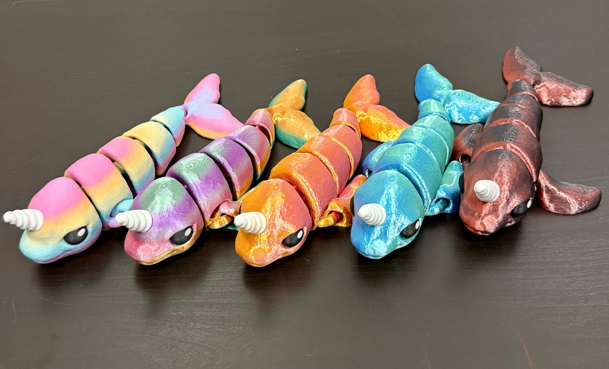 3D - Tulostettu DRAGONIX - "Onni" Fidget Sarvivalas 20/24cm - PRINT NORDICA