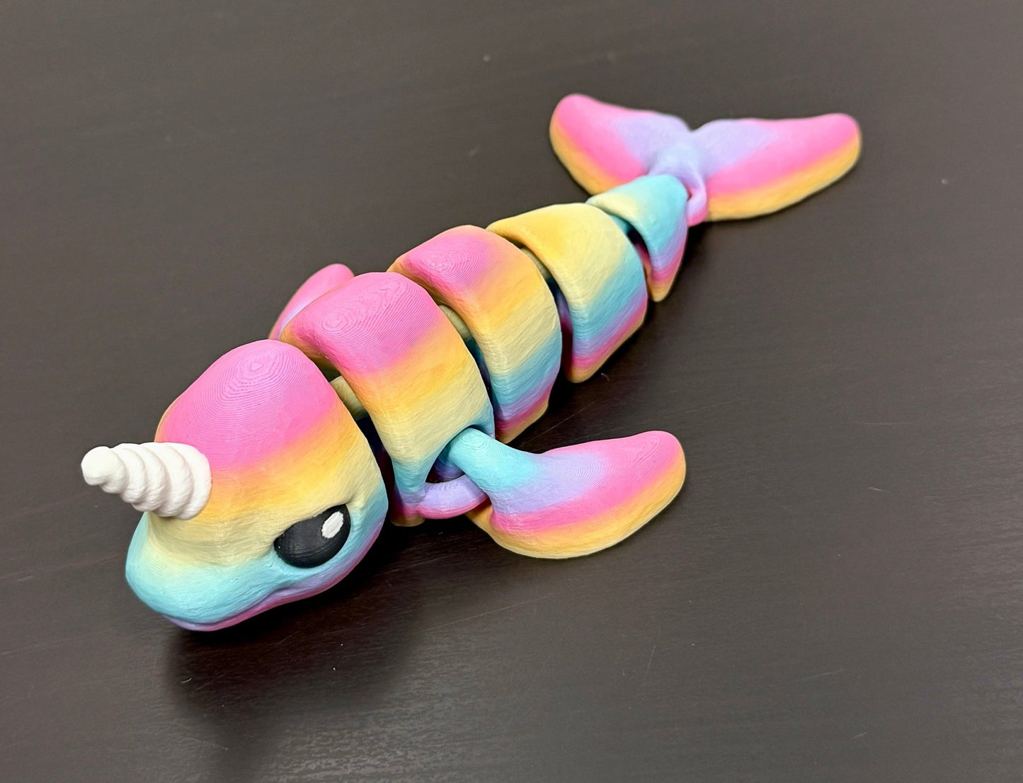 3D - Tulostettu DRAGONIX - "Onni" Fidget Sarvivalas 20/24cm - PRINT NORDICA