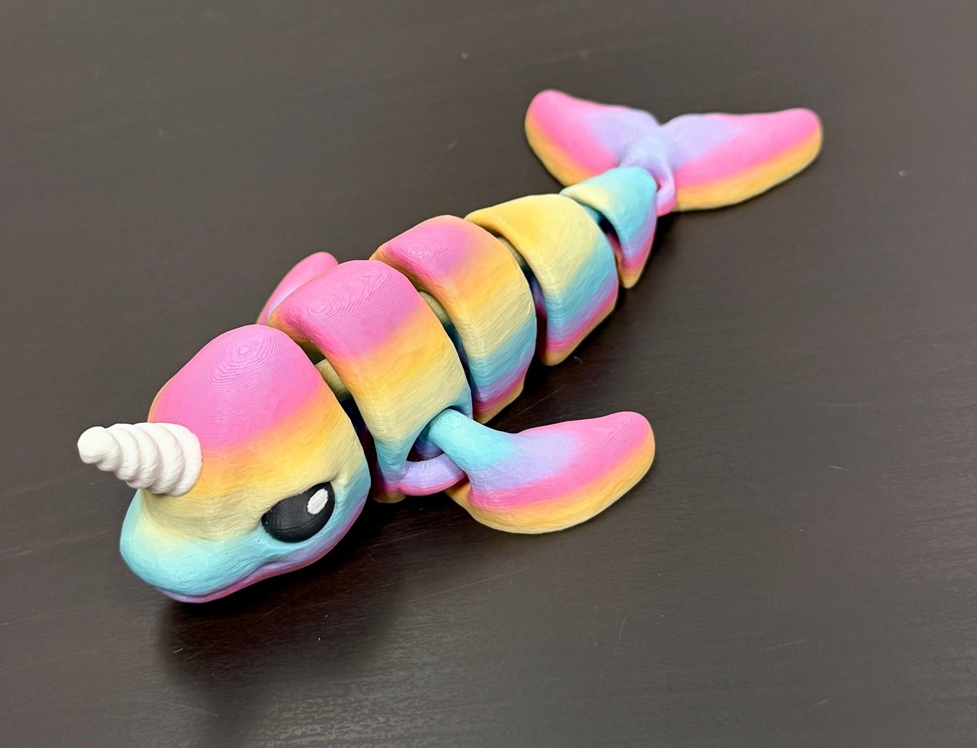 3D - Tulostettu DRAGONIX - "Onni" Fidget Sarvivalas 20/24cm - PRINT NORDICA