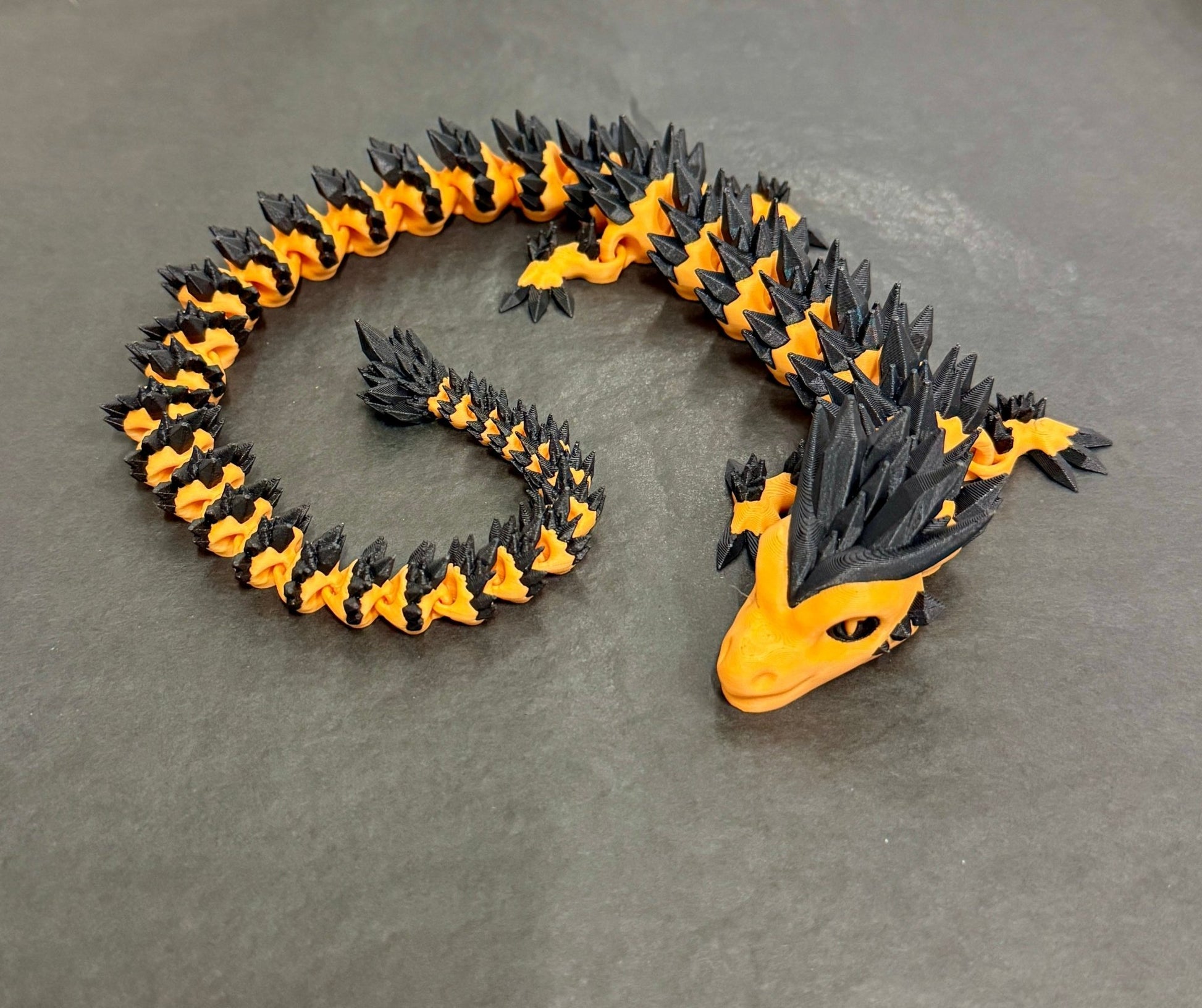 3D - Tulostettu DRAGONIX - "Pentti" Fidget Lohikäärme 46cm/75cm - PRINT NORDICA