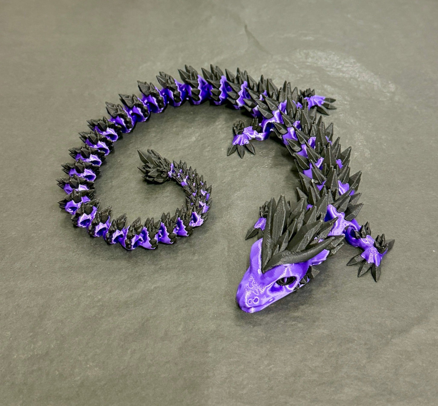 3D - Tulostettu DRAGONIX - "Pentti" Fidget Lohikäärme 46cm/75cm - PRINT NORDICA