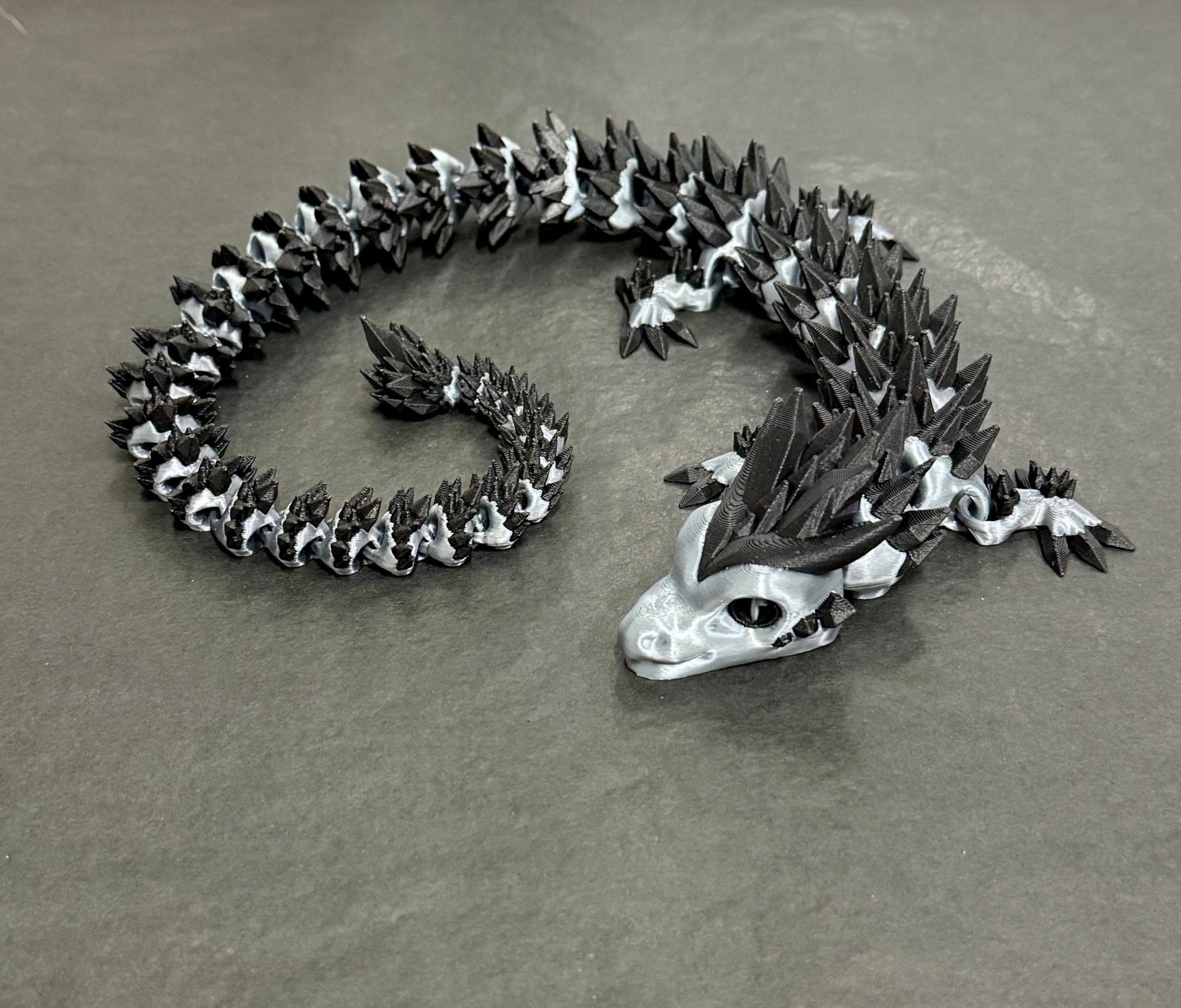 3D - Tulostettu DRAGONIX - "Pentti" Fidget Lohikäärme 46cm/75cm - PRINT NORDICA