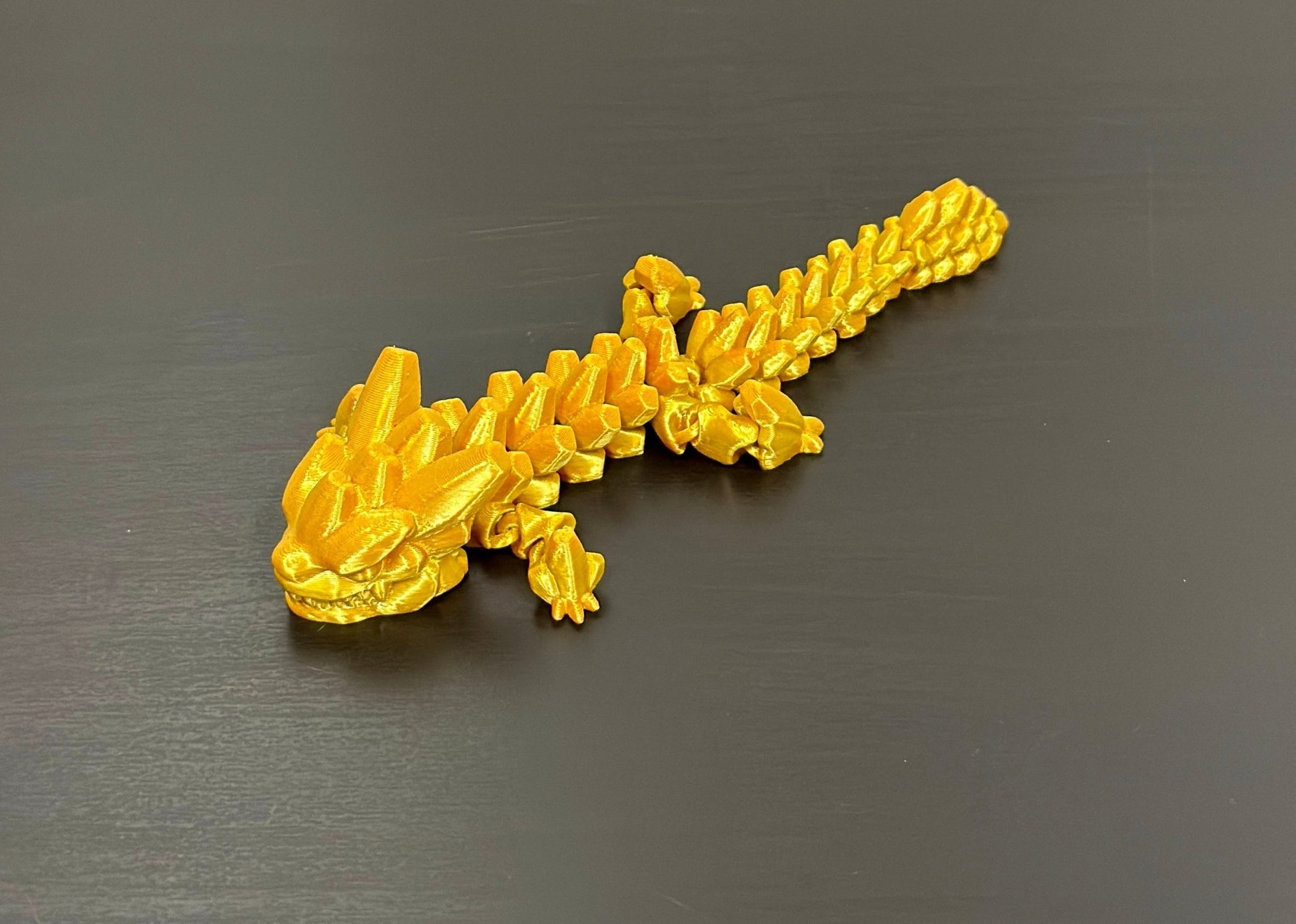 3D - Tulostettu DRAGONIX - "Vesku" Fidget lohikäärme 15/19/25cm - PRINT NORDICA