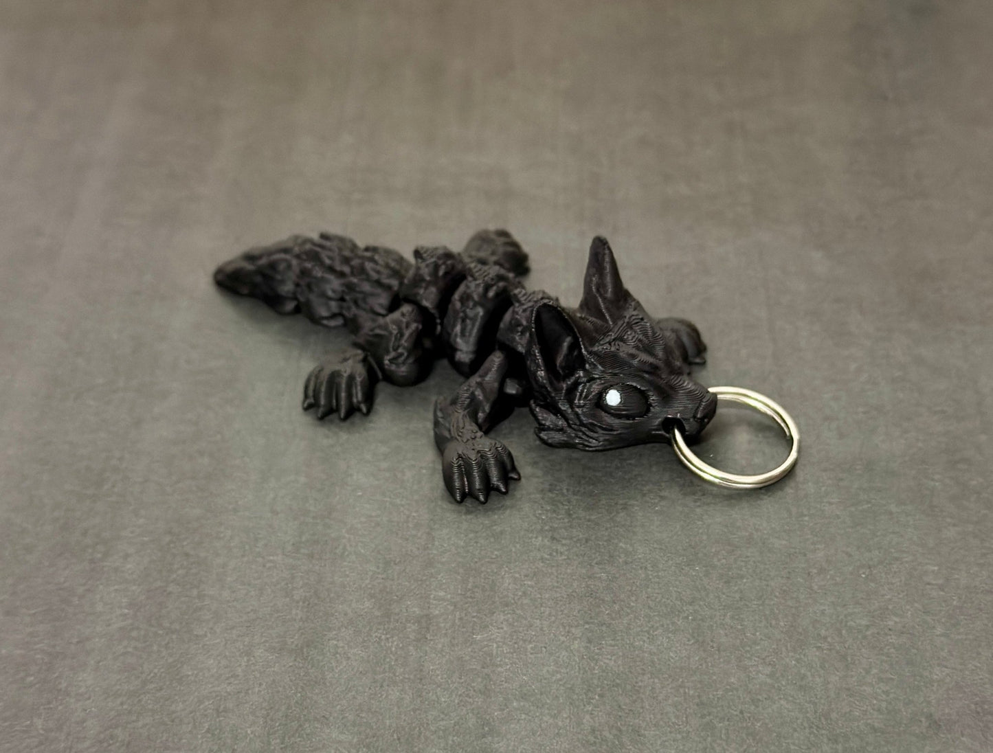 3D - Tulostettu ”Urho” Susi - avaimenperä - PRINT NORDICA