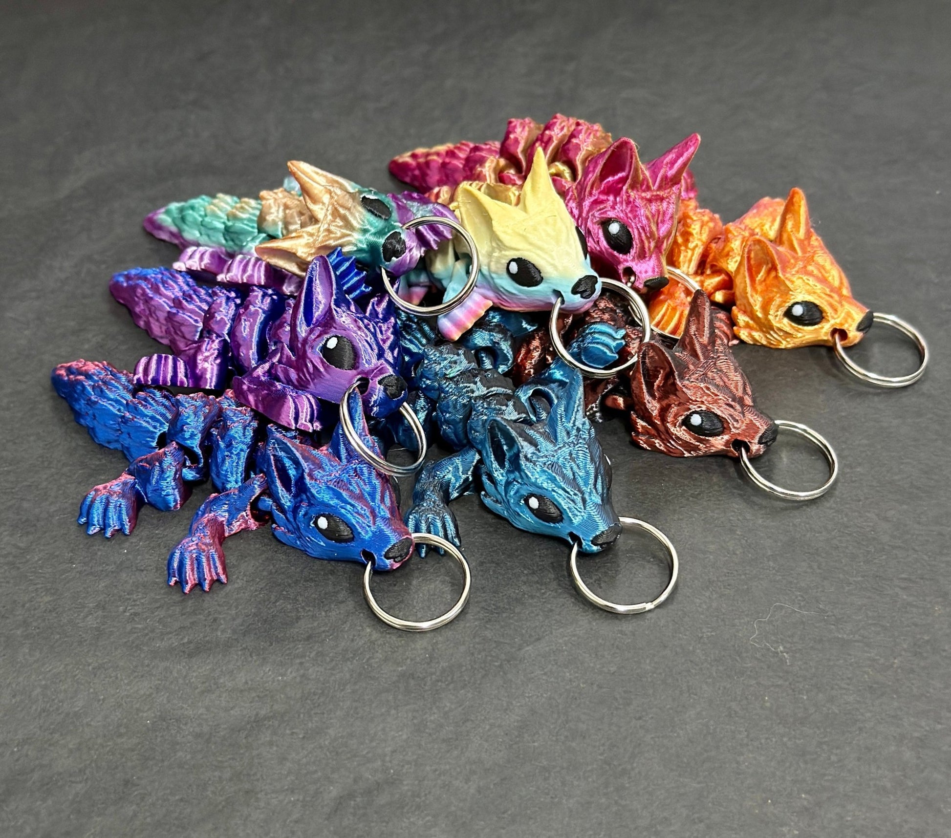 3D - Tulostettu ”Urho” Susi - avaimenperä - PRINT NORDICA