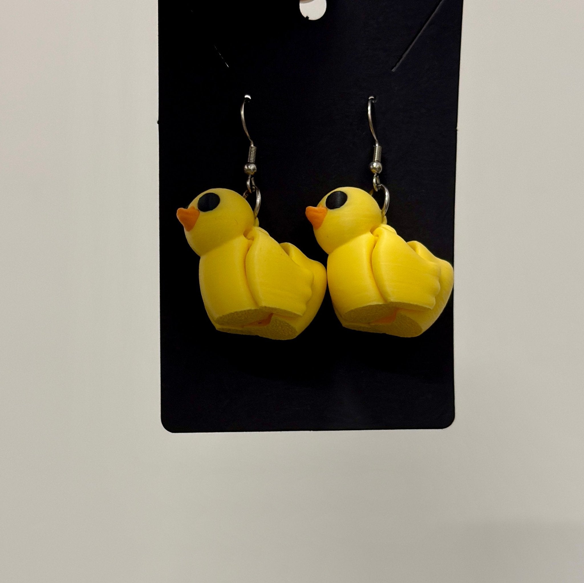 3D - Tulostetut Ankka - Korvakorut - PRINT NORDICA