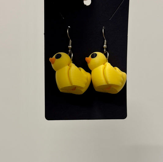 3D - Tulostetut Ankka - Korvakorut - PRINT NORDICA