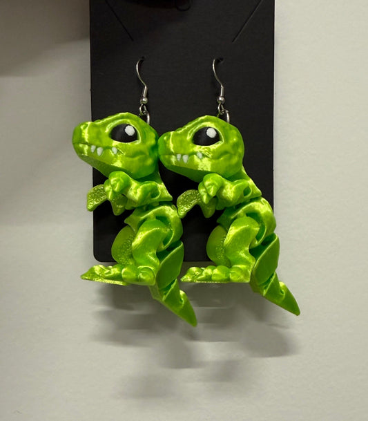 3D - Tulostetut Dinosaurus - Korvakorut - PRINT NORDICA