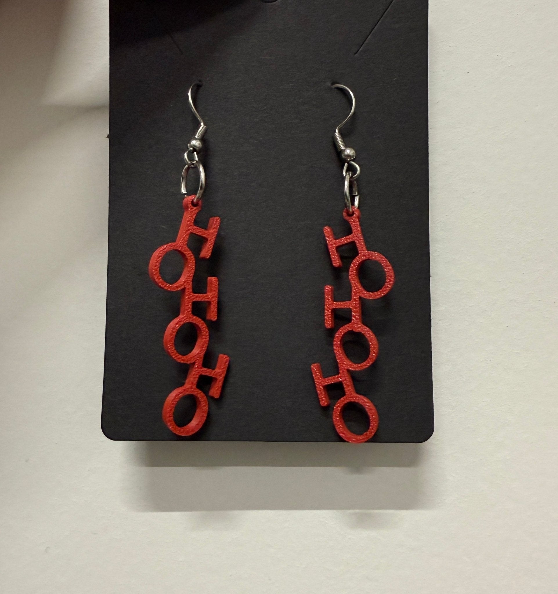 3D - Tulostetut HoHoHo - Korvakorut - PRINT NORDICA