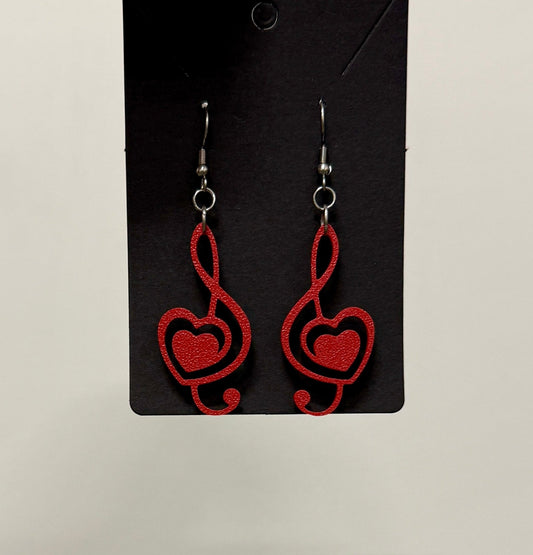 3D - Tulostetut Nuotti - Korvakorut - PRINT NORDICA