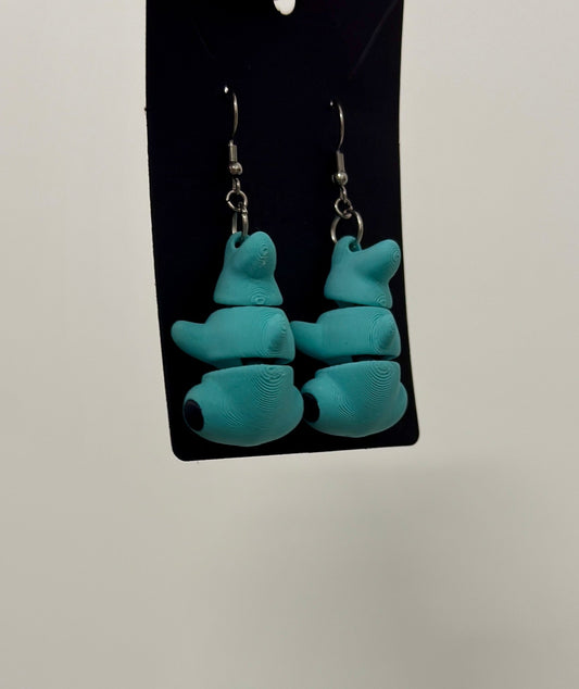 3D - Tulostetut Vasarahai - Korvakorut - PRINT NORDICA