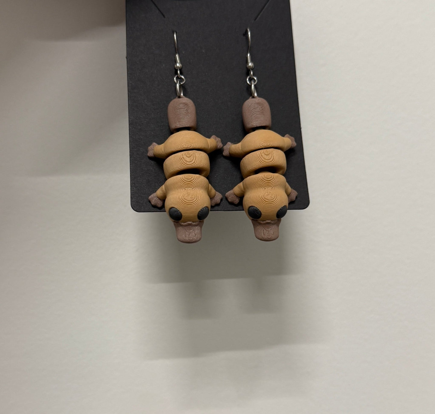 3D - Tulostetut Vesinokkaeläin - Korvakorut - PRINT NORDICA