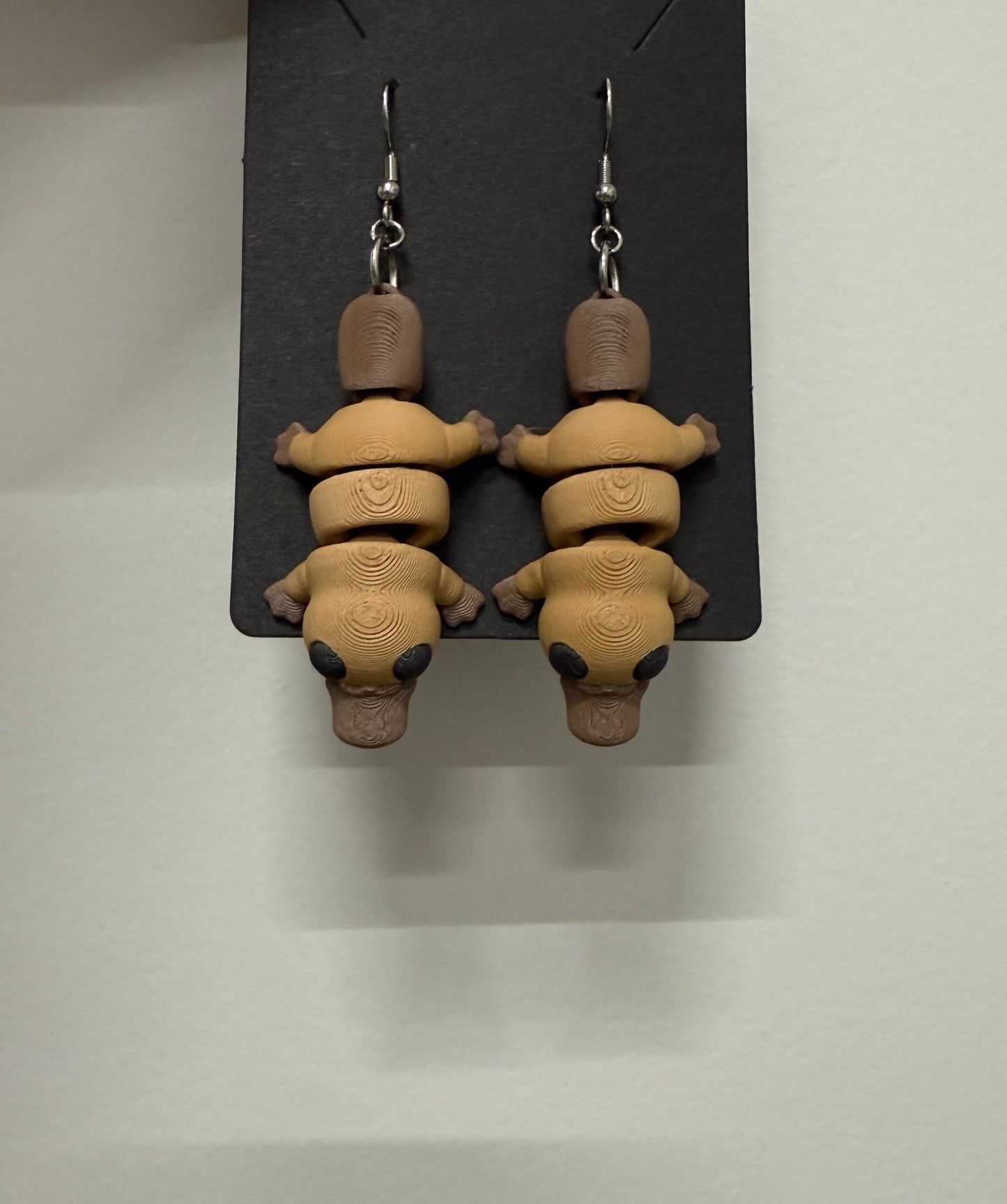 3D - Tulostetut Vesinokkaeläin - Korvakorut - PRINT NORDICA