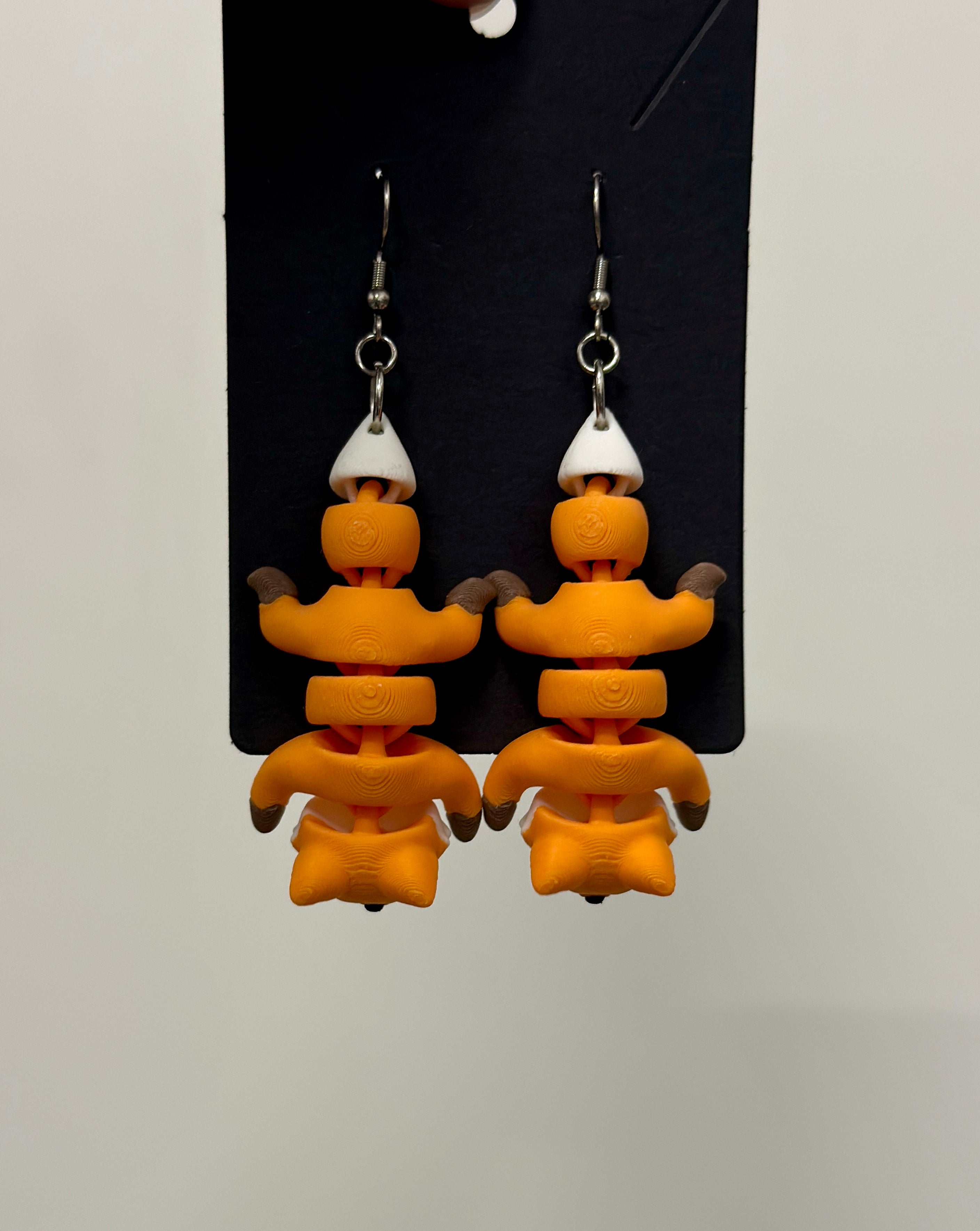 3D-Tulostetut Kettu-Korvakorut PRINT NORDICA