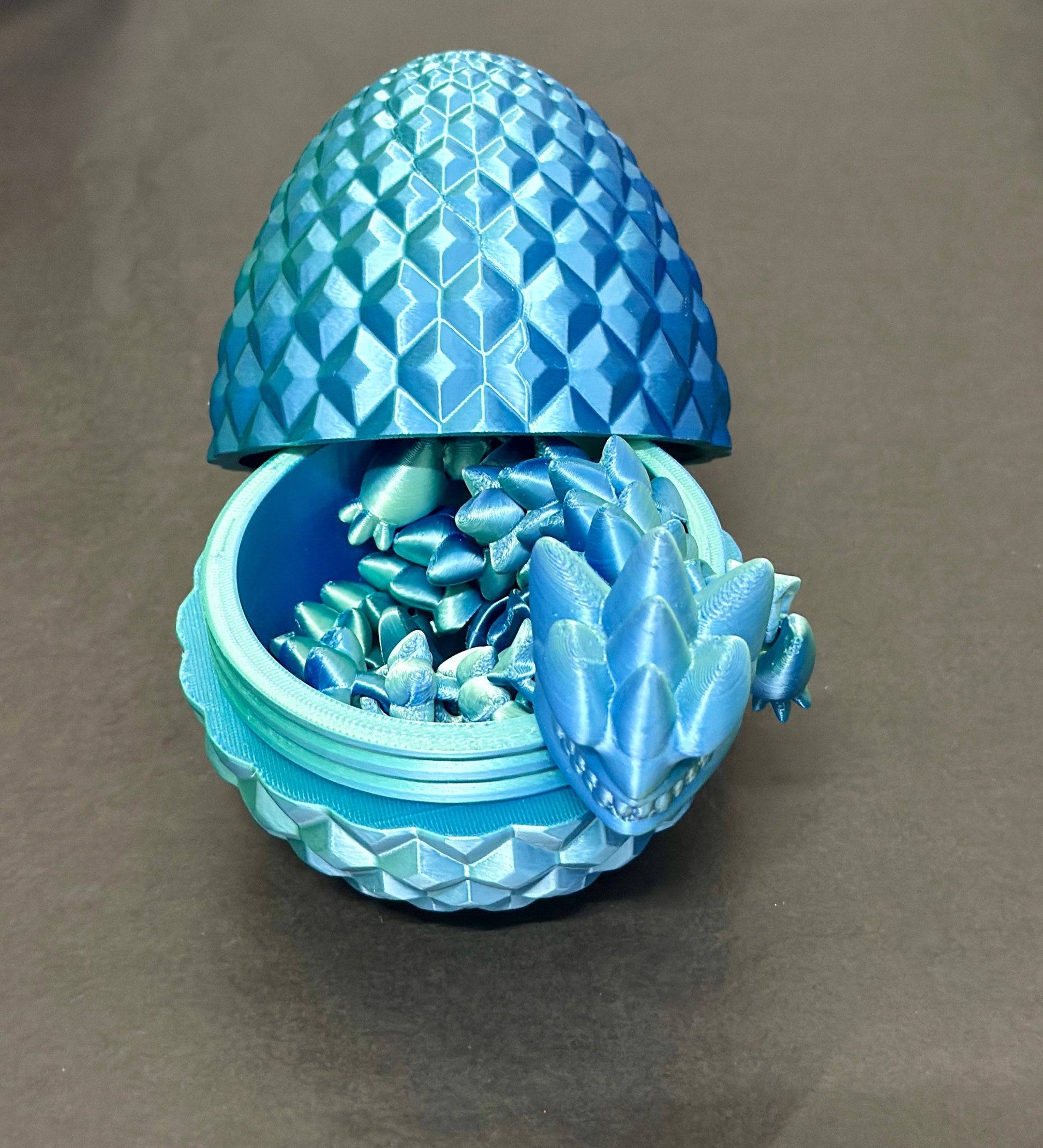 3D-Tulostettu DRAGONIX - Pitkä "Kalevi" Fidget Lohikäärme PRINT NORDICA OY
