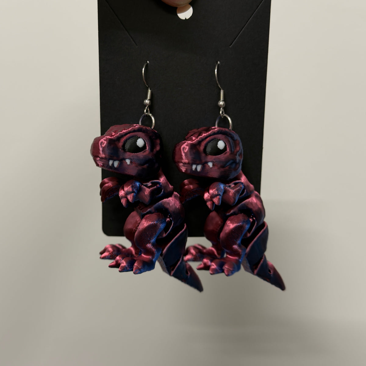 3D-Tulostetut Dinosaurus-Korvakorut PRINT NORDICA