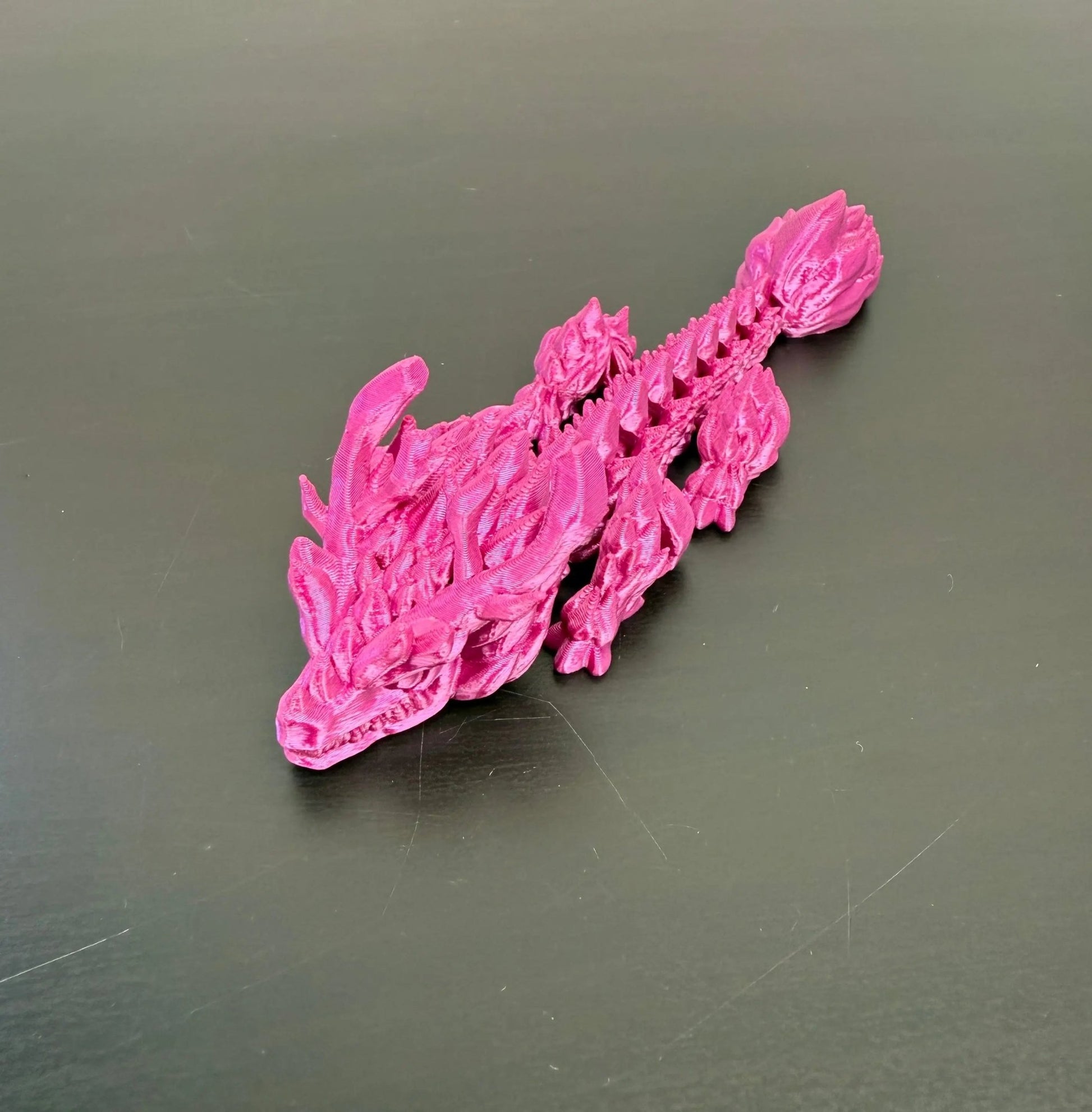 DRAGONIX - "Artsi" Fidget lohikäärme 15/19/25cm (metallihohto) - PRINT NORDICA