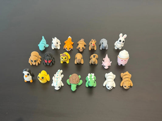 DRAGONIX - POCKET PALS - Eläin Fidgetit paketit 2 - 4 cm - PRINT NORDICA